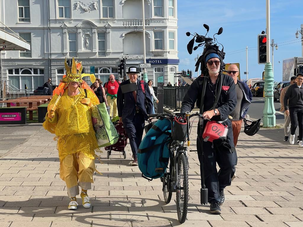 The crude oil mechanicals group on the seafront